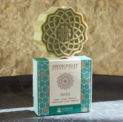 Aleppo-Seife JENJIS mit holzigem Duft