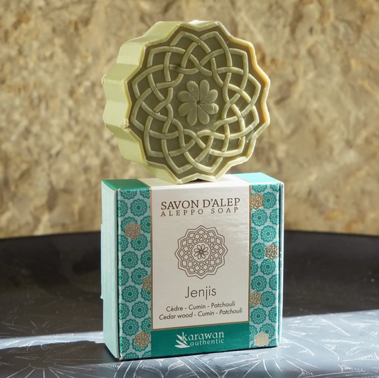 Aleppo-Seife JENJIS mit holzigem Duft